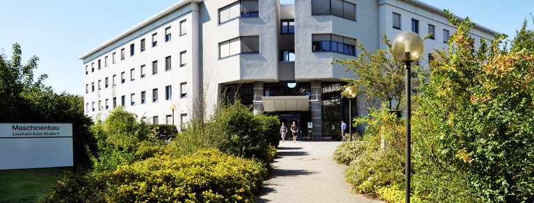 The picture shows the old building of the Faculty of Mechanical Engineering.